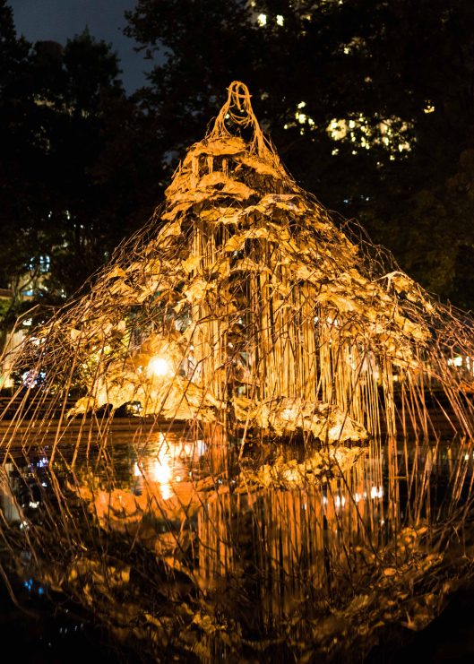 Diana Al-Hadid's Citadel from Delirious Matter at Madison Sq Park