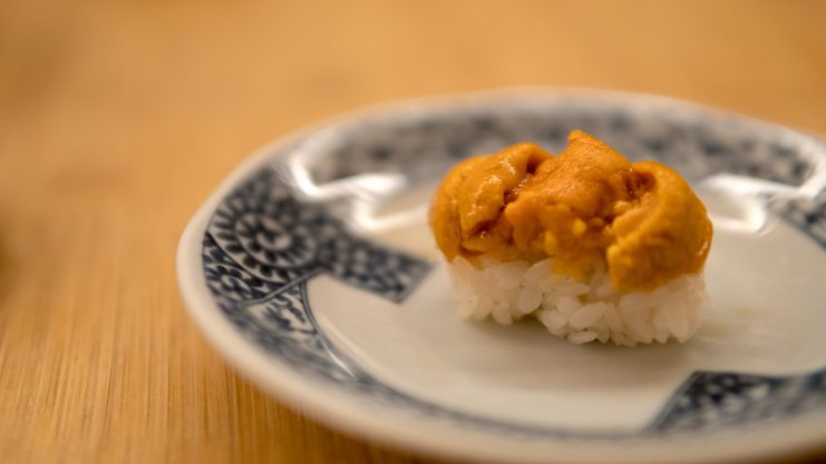 Food's back, uni at sushi yasuda